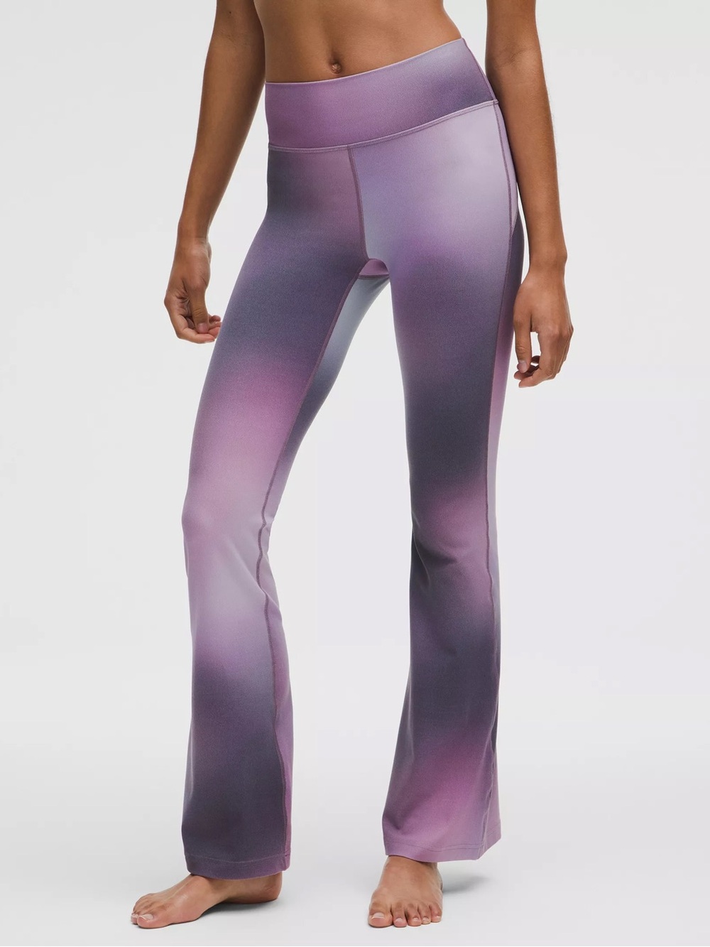lululemon athletica Gray purple pink ombré Athletic Leggings